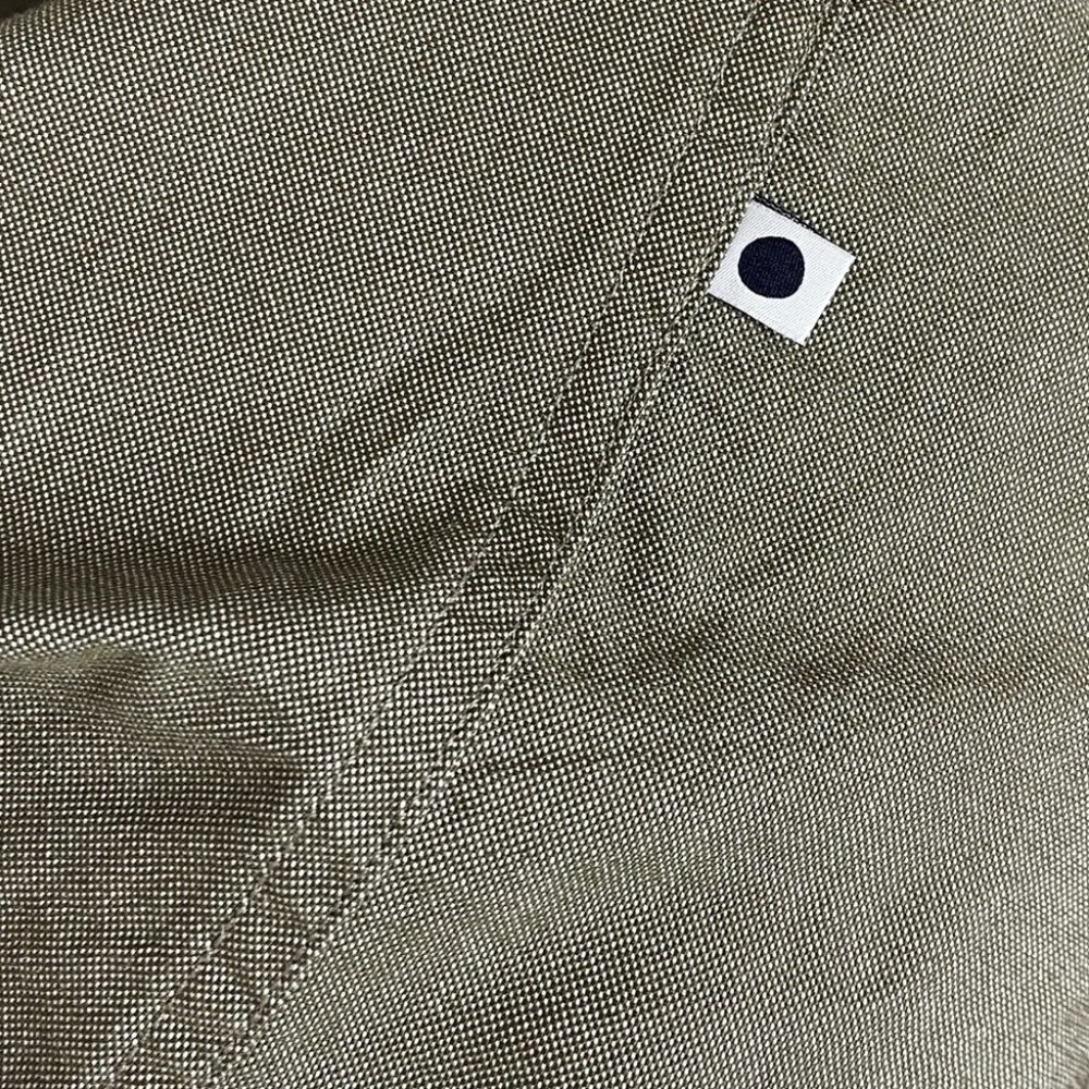NEW NN07 No Nationality Slim Cotton Khaki Short Sleeve Shirt Size XL Sixteen Top - Picture 6 of 10